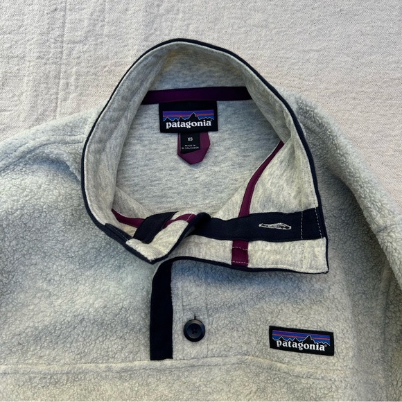 Patagonia Oatmeal Heather Shearling Button Pullover (Size XS) - Picture 9 of 9